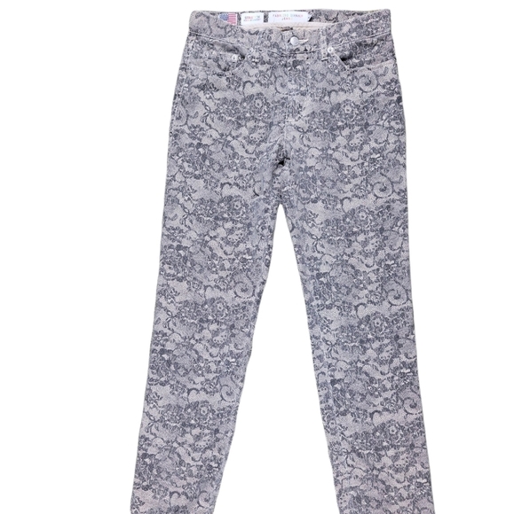 Fabrizio Gianni Stretch Floral Skinny Jeans - Picture 8 of 8